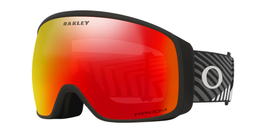 Oakley Unisex Flight Tracker L Black Brutal Snow Goggles Prizm Snow Torch Iridium OO7104-8300