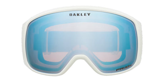 Oakley Unisex Flight Tracker M Matte White Snow Goggles Prizm Snow Sapphire Iridium OO7105-27-0
