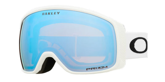 Oakley Unisex Flight Tracker M Matte White Snow Goggles Prizm Snow Sapphire Iridium OO7105-27-0