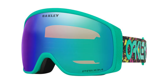 Oakley Unisex Flight Tracker M Jaxson Black Snow Goggles Prizm Snow Argon Iridium OO7105-79