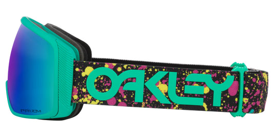 Oakley Unisex Flight Tracker M Jaxson Black Snow Goggles Prizm Snow Argon Iridium OO7105-79