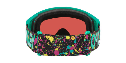 Oakley Unisex Flight Tracker M Jaxson Black Snow Goggles Prizm Snow Argon Iridium OO7105-79