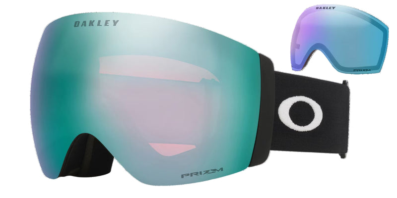 Load image into Gallery viewer, Oakley Unisex Flight Deck™ Pro L Matte Black Snow Goggles Prizm Snow Sapphire Iridium OO7138-02
