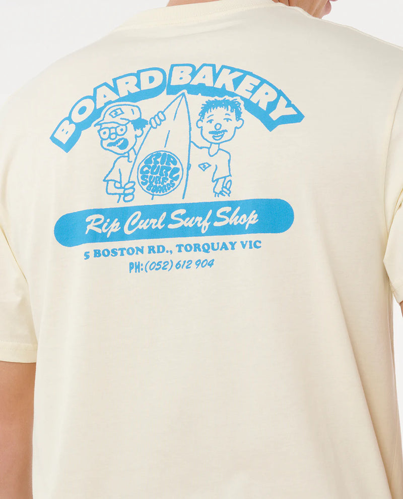 Load image into Gallery viewer, Rip Curl Men's Board Bakery T-Shirt Lemon Ice 0U7MTE-15
