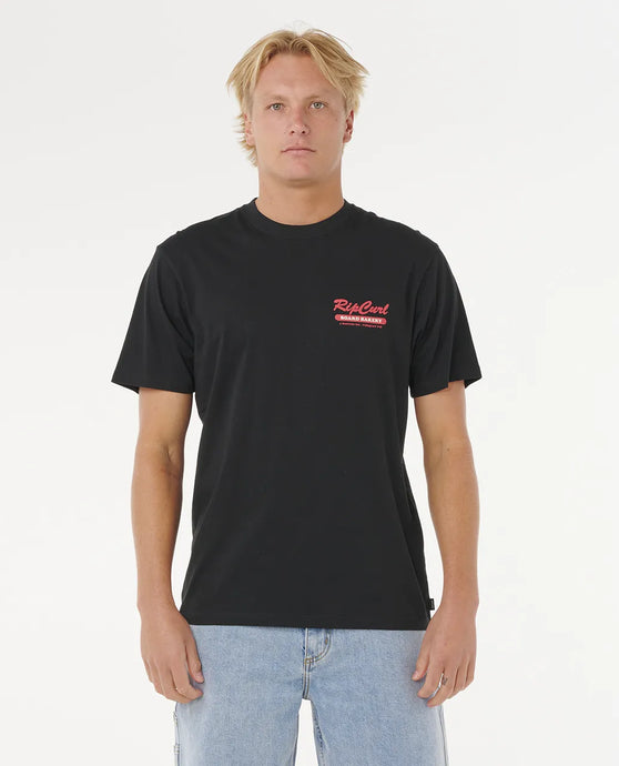 Rip Curl Men's Board Bakery T-shirt Black 0U7MTE-0090