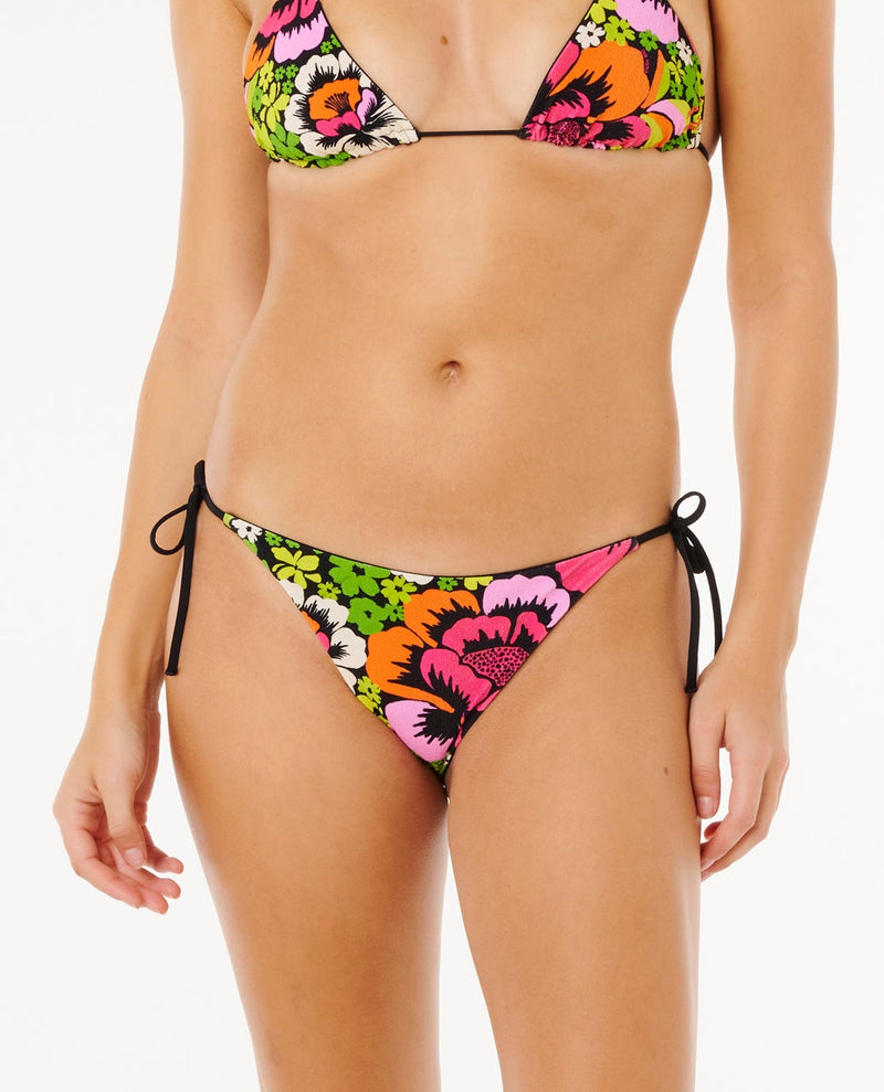 Load image into Gallery viewer, Rip Curl Women's Carioca Reversible Tie Side Cheeky Coverage Bikini Bottom Bloom 0XHWSW-2846
