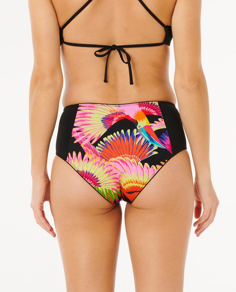 Load image into Gallery viewer, Rip Curl Women's Mirage High Waist Good Coverage Bikini Bottom Toucan 0XIWSW-2847
