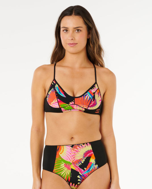 Rip Curl Women's Mirage Crop Bikini Top Toucan 0XLWSW-2847