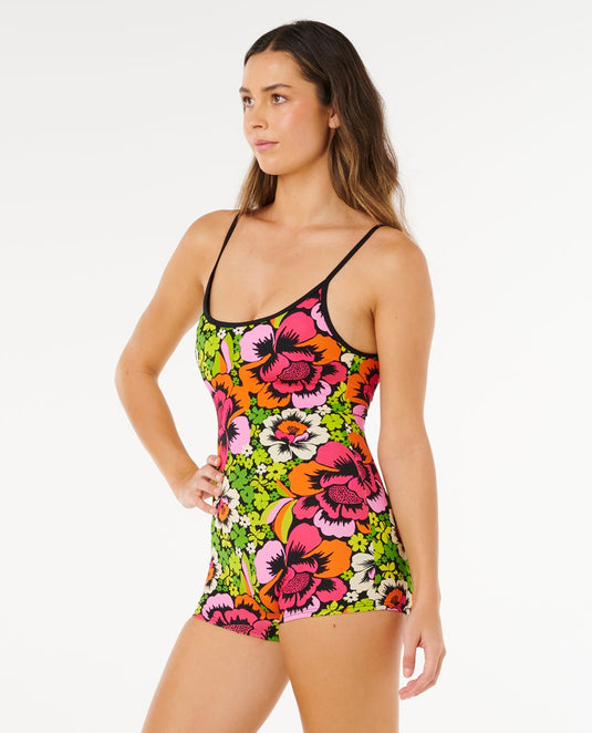 Rip Curl Women's Blooming Short Jane Swim Suit Bloom 0XNWSW-2846
