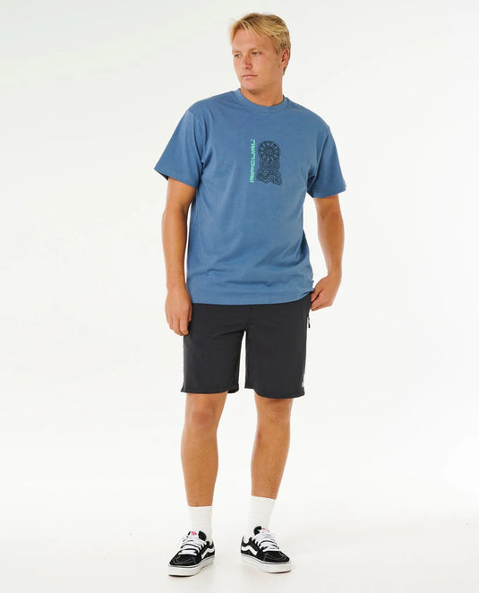 Rip Curl Men's Search Sundial Tee Bluefin 0XRMTE_2361