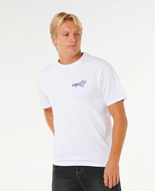 Rip Curl Men's Inner Visions Hack T-Shirt White 0XVMTE_1000