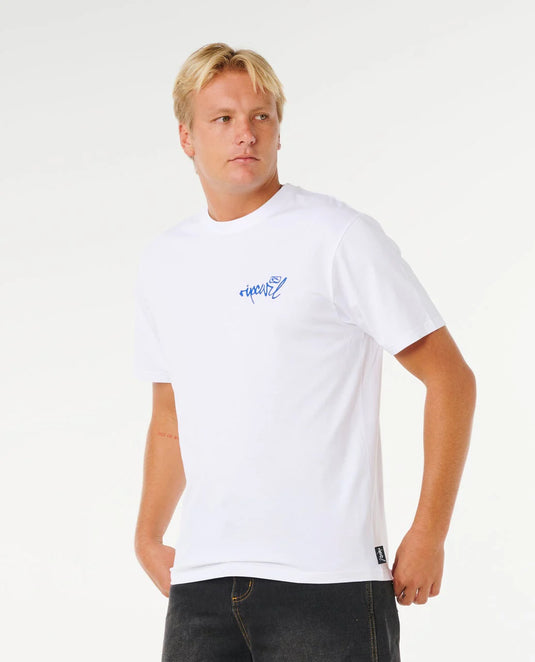 Rip Curl Men's Inner Visions Hack T-Shirt White 0XVMTE_1000