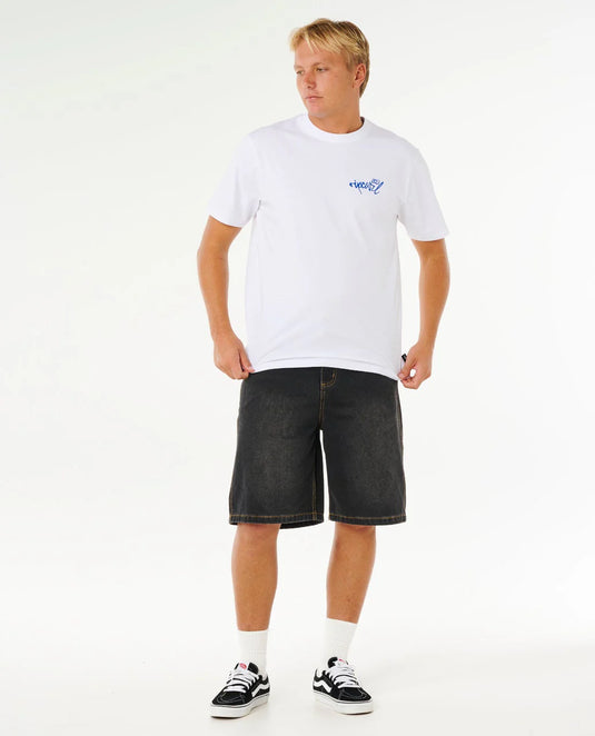 Rip Curl Men's Inner Visions Hack T-Shirt White 0XVMTE_1000