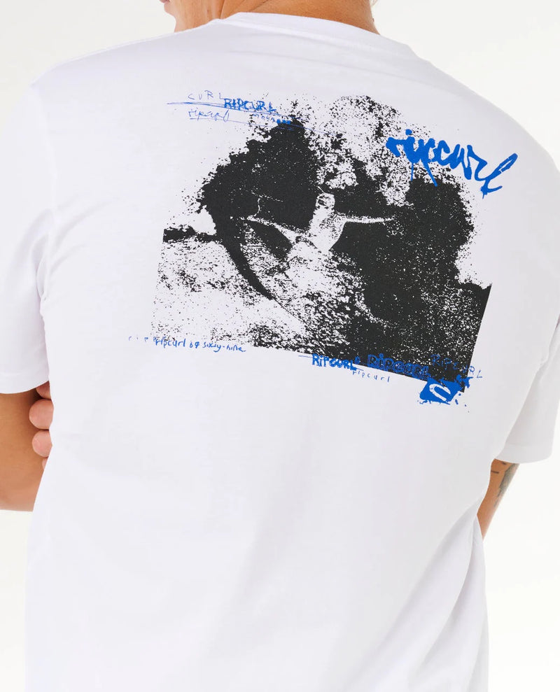 Load image into Gallery viewer, Rip Curl Men's Inner Visions Hack T-Shirt White 0XVMTE_1000
