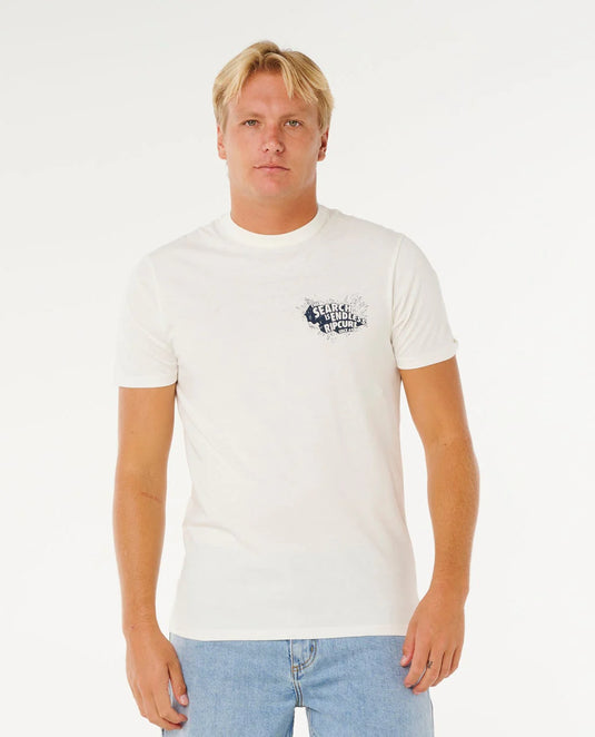 Rip Curl Men's Keep On Trucking T-shirt Bone 0XWMTE_3021
