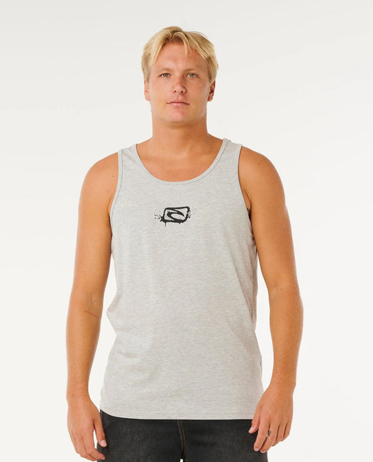 Rip Curl Men's Inner Visions Tank Grey Marle 0Y3MTE_0085