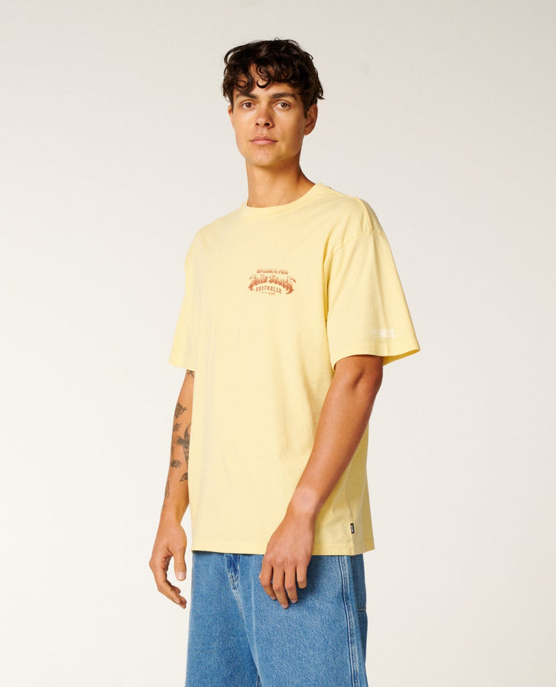 Load image into Gallery viewer, Rip Curl Men's Bells Pro 26 Event T-Shirt Ochre 0YHMTE-0014
