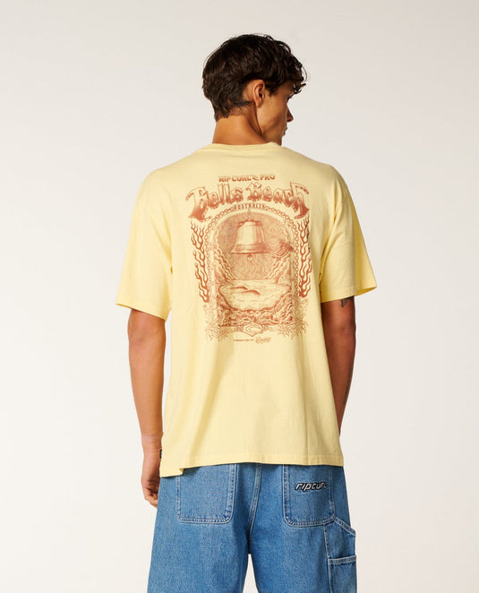 Rip Curl Men's Bells Pro 26 Event T-Shirt Ochre 0YHMTE-0014