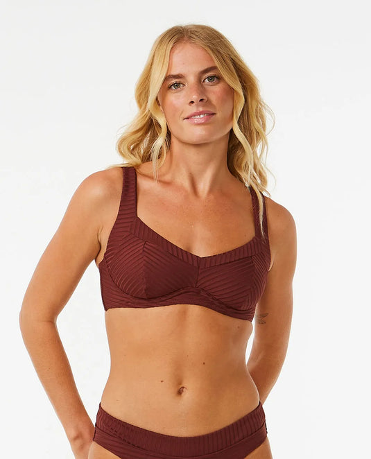 Rip Curl Women's Premium Surf E Cup Bikini Top Plum 	0ATWSW-0048