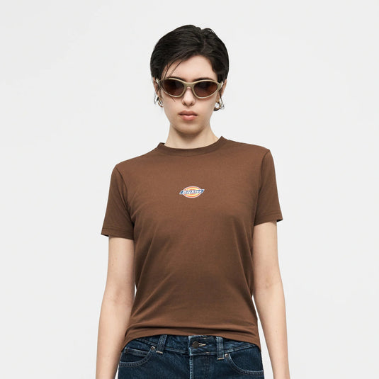 Dickies Women's Maple Valley Regular T-Shirt Brown DK0A4ZA0CBX