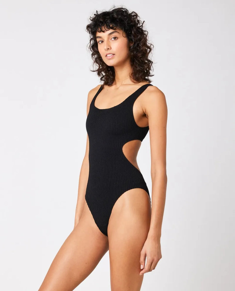 Load image into Gallery viewer, Rip Curl Women&#39;s Surf Cities One Piece Black 0DAWSW-0090
