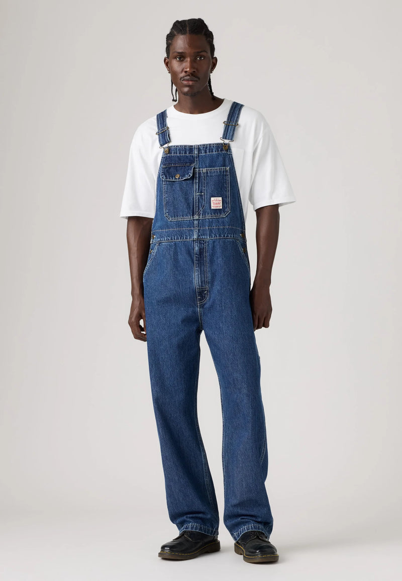 Load image into Gallery viewer, Levi's Men's Loose Overalls Jumpsuit Medium Wash 0057W0011
