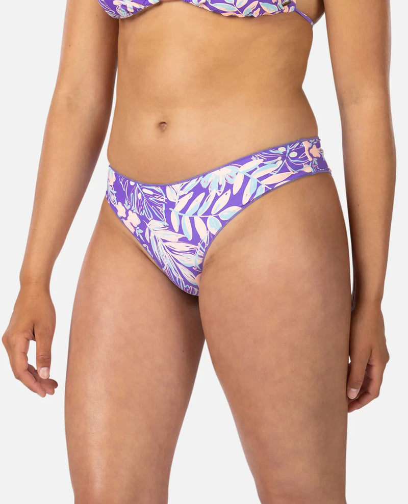 Load image into Gallery viewer, Rip Curl Women&#39;s Palm Party Cheeky Bikini Bottom Purple 0HRWSW-0037
