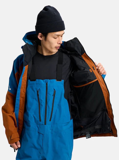 Load image into Gallery viewer, Burton Men's [ak]® Cyclic GORE‑TEX 2L Snow Jacket Chestnut Brown/Blue Teal 100021BE3A
