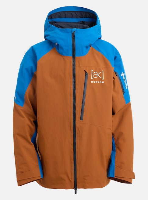 Burton Men's [ak]® Cyclic GORE‑TEX 2L Snow Jacket Chestnut Brown/Blue Teal 100021BE3A