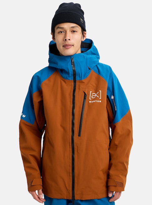 Burton Men's [ak]® Cyclic GORE‑TEX 2L Snow Jacket Chestnut Brown/Blue Teal 100021BE3A