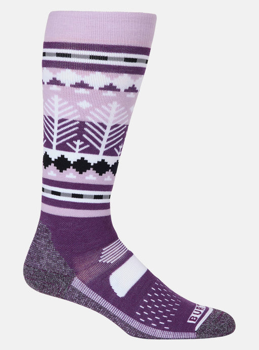 Burton Women's Performance Midweight Socks Snowy Pines 1006011210