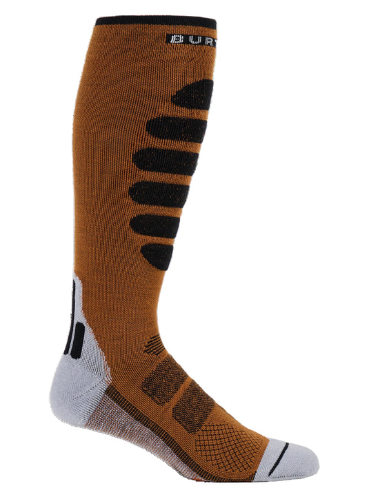 Burton Men's Performance + Lightweight Compression Snow Socks Spiced Chai 1006417E9WRG0