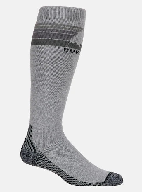 Burton Men's Emblem Midweight Socks Gray Heather 100681BA38RG