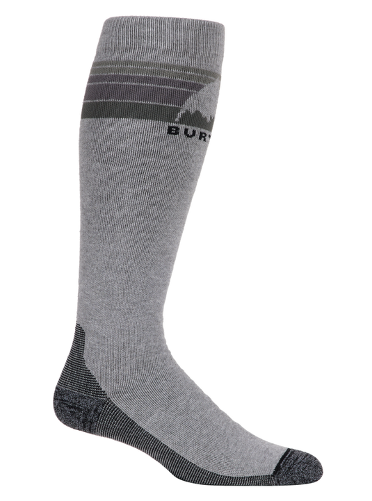 Burton Men's Emblem Midweight Socks Gray Heather 10068111020