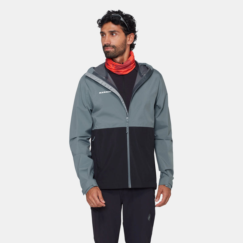 Load image into Gallery viewer, Mammut Men's Linard Light HS Hooded Jacket Black Strata 1010-31490-00808

