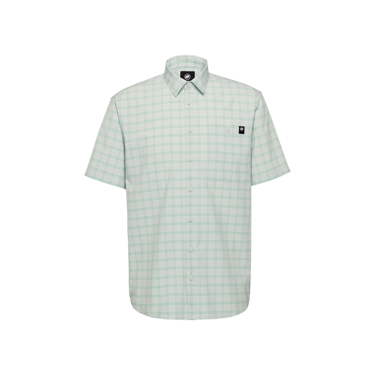 Mammut Men's Lenni Short Sleeve Shirt Silver Sage Pinea 1015-01471-1302