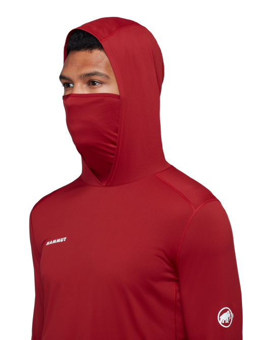 Mammut Men's Selun FL Sun Hoody Dark Red 1016-02110-3818