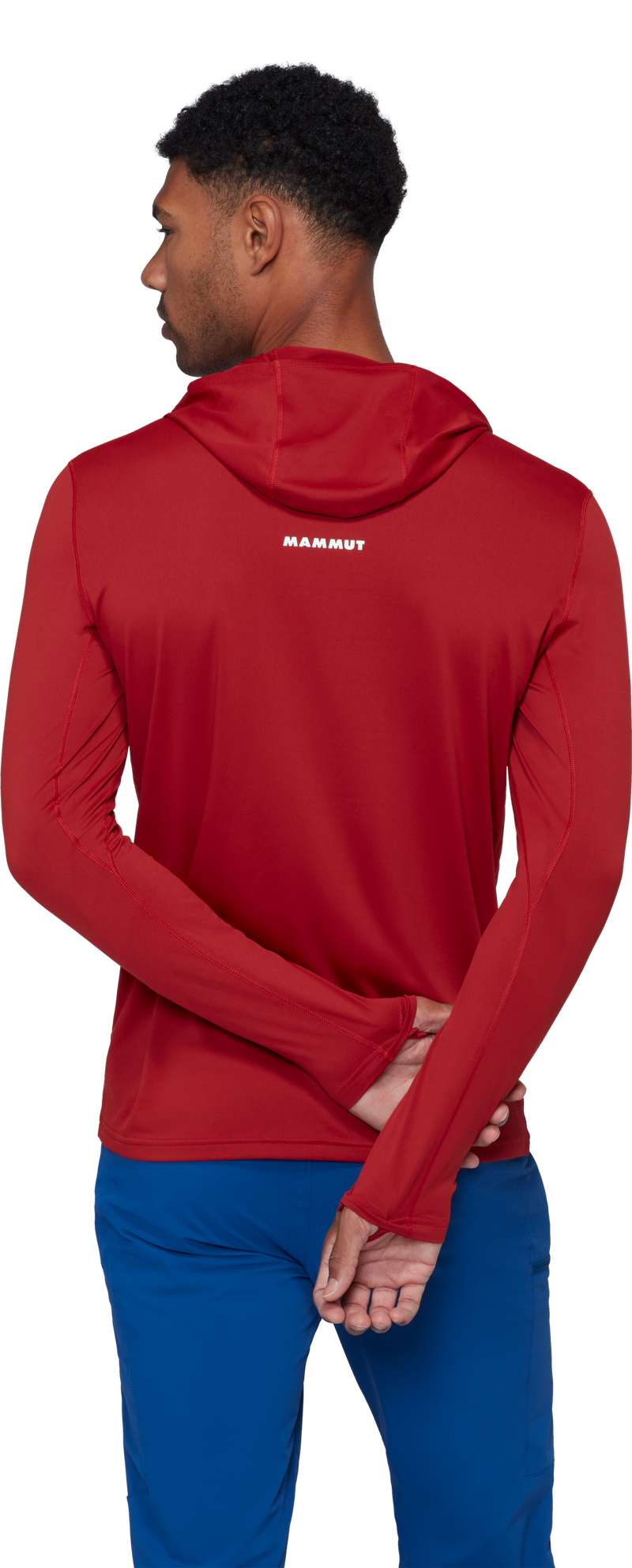 Load image into Gallery viewer, Mammut Men's Selun FL Sun Hoody Dark Red 1016-02110-3818
