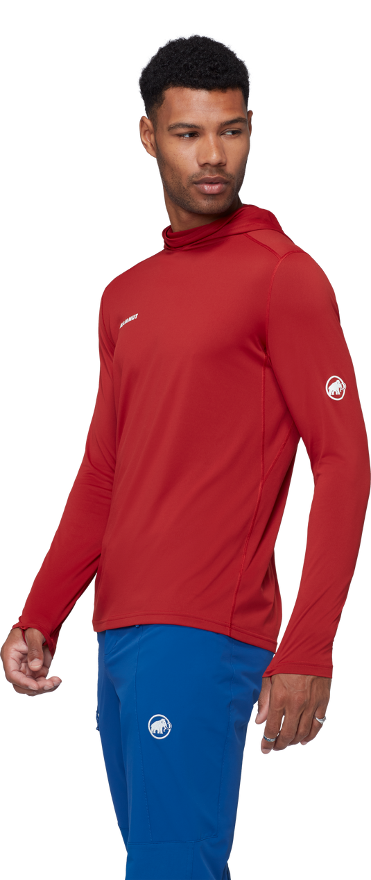 Mammut Men's Selun FL Sun Hoody Dark Red 1016-02110-3818