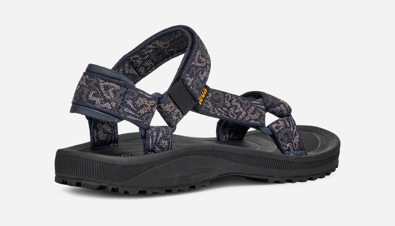Load image into Gallery viewer, Teva Men&#39;s Winsted Sandals Dissolving Shapes Total Eclipse 1017419-DVN
