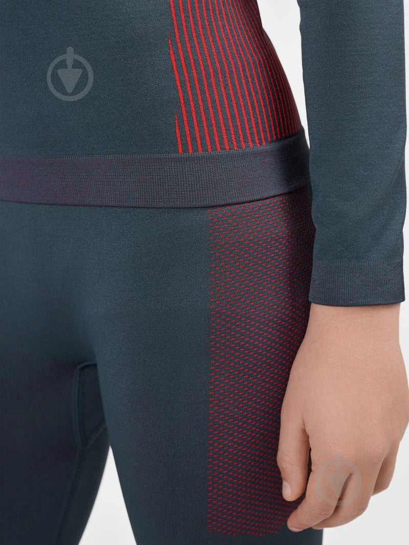 Load image into Gallery viewer, 4F Kid's Seamless Ski Underwear Set Grey 4FJWAW26USEAM295-23S
