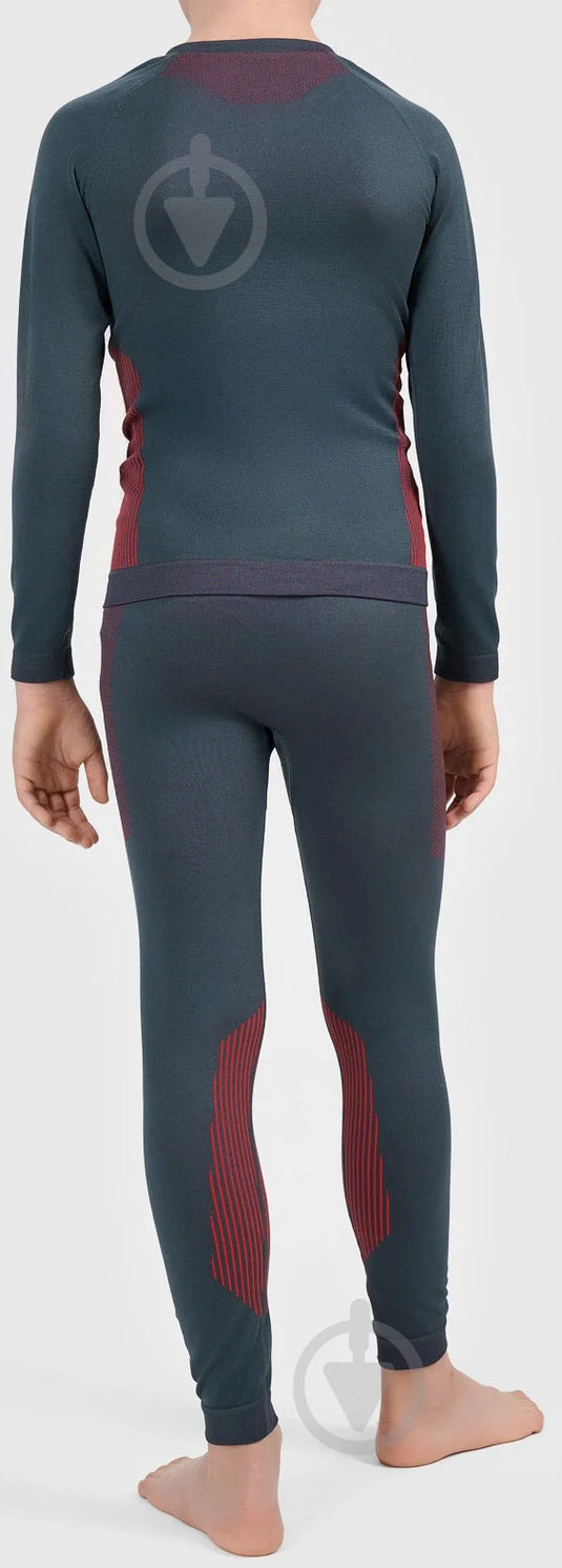 4F Kid's Seamless Ski Underwear Set Grey 4FJWAW26USEAM295-23S