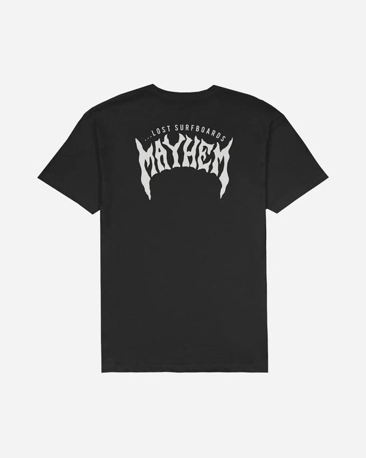 Lost Men's Mayhem Designs T-Shirt Black 10500671-BLK