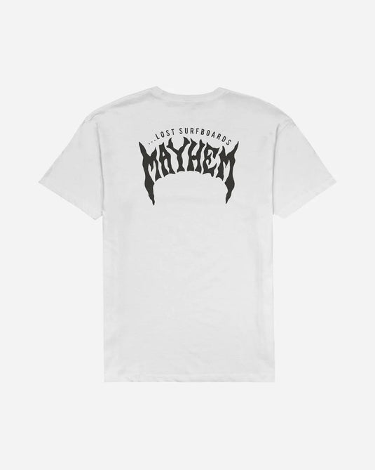 Lost Men's Mayhem Designs T-Shirt White 10591081S