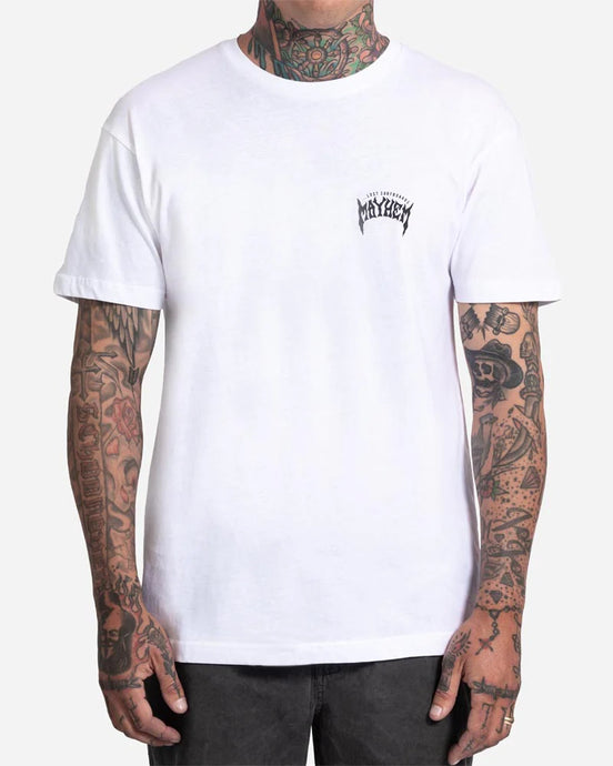 Lost Men's Mayhem Designs T-Shirt White 10591081S