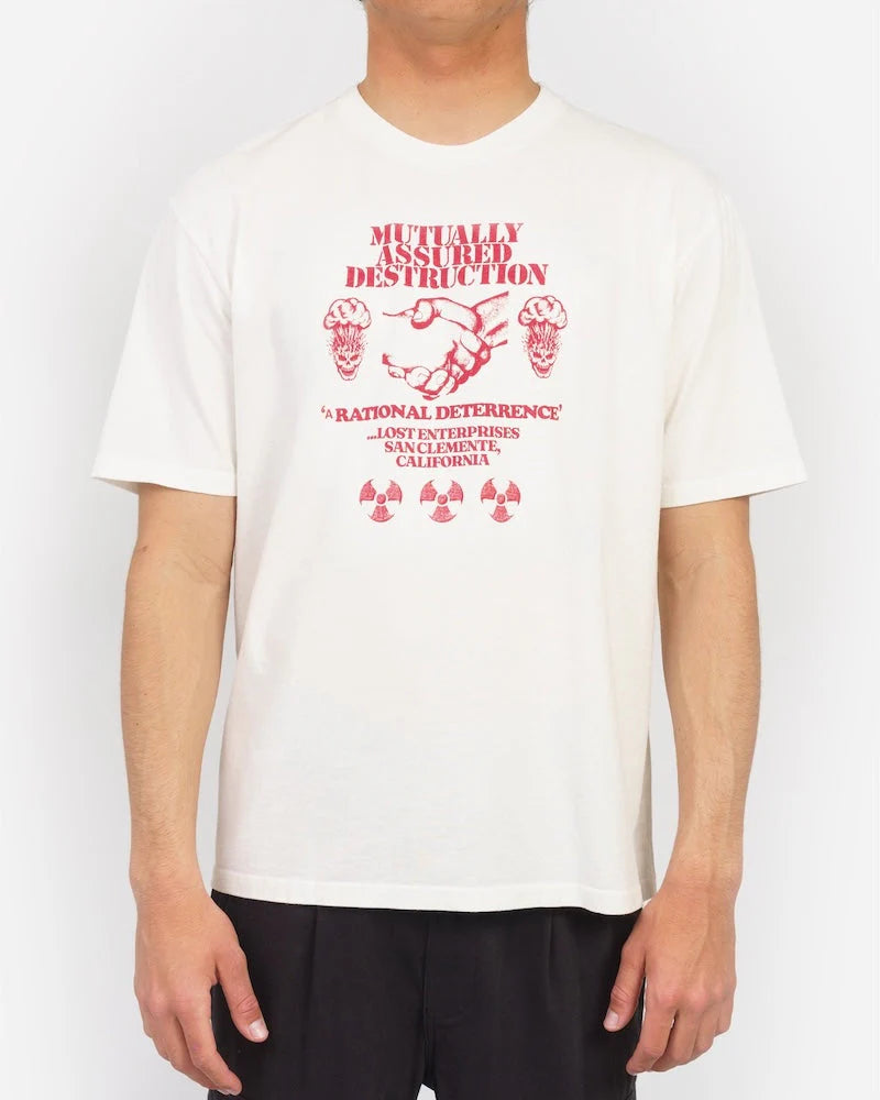 Load image into Gallery viewer, Lost Men&#39;s Mad Boxy T-Shirt Vintage White 10511127-VWH
