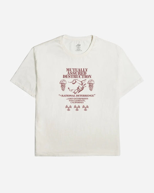 Lost Men's Mad Boxy T-Shirt Vintage White 10511127-VWH