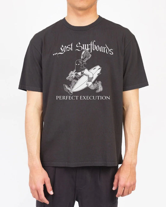 Lost Men's Perfect Execution Boxy T-Shirt Vintage Black 10511129-VBK