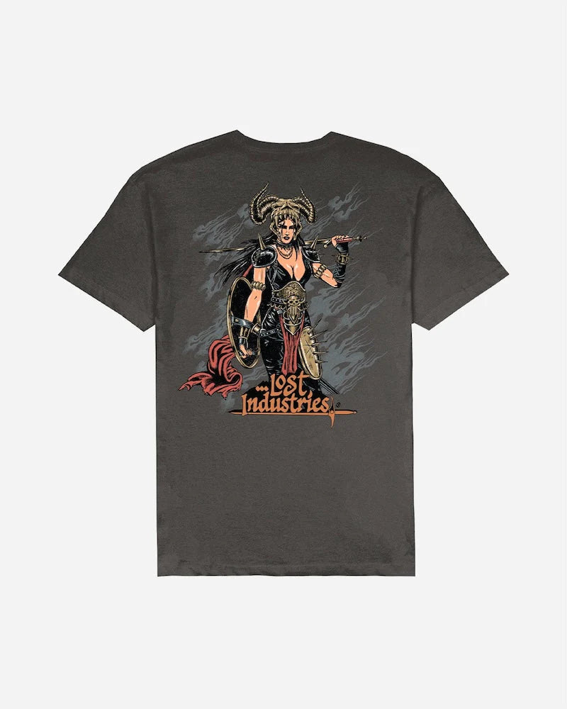 Load image into Gallery viewer, Lost Men&#39;s Battle Cry Vintage Dye T-Shirt Vintage Black 10521132-VBK
