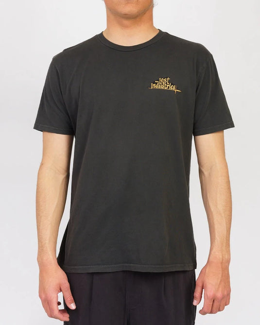 Lost Men's Battle Cry Vintage Dye T-Shirt Vintage Black 10521132-VBK